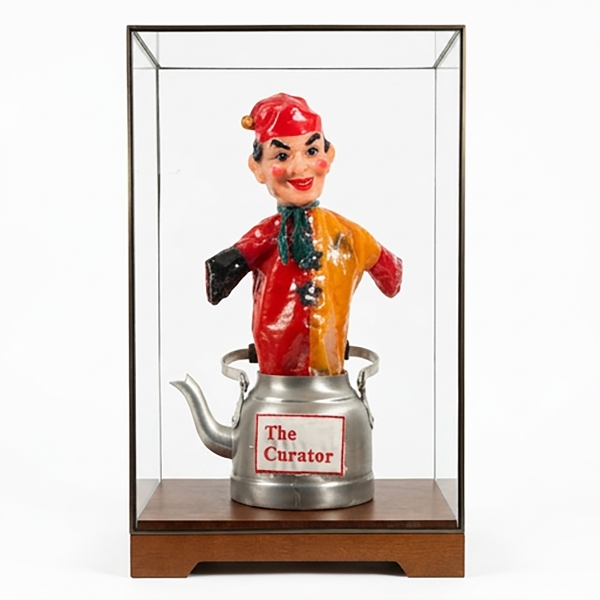 SWEETLOVE William - The curator under a glass dome 1